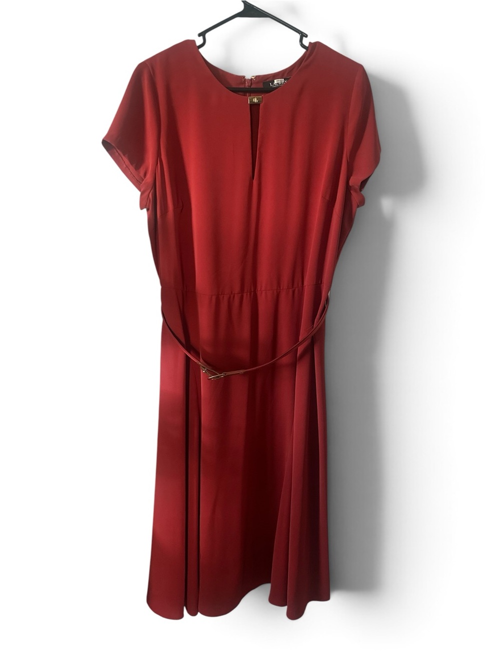 Ralph Lauren Dress Rust Color Size 14